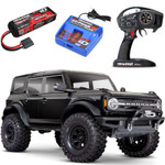 Traxxas TRX-4 2021 Ford Bronco 4WD RTR Crawler Trail Truck w/3s LiPo COMBO